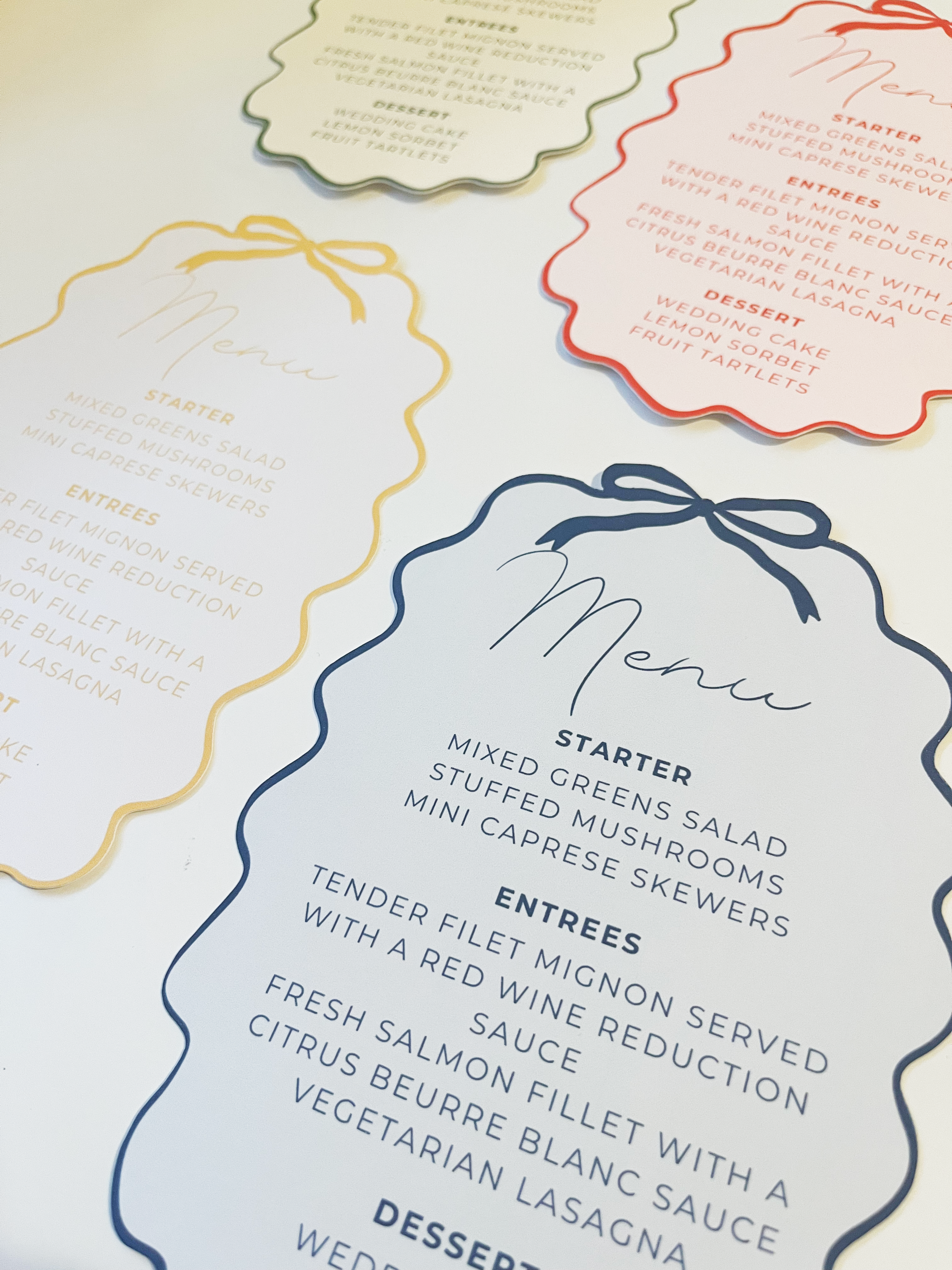 Bespoke wedding invitation suite — handcrafted fine paper stationery by Poetic Cloud